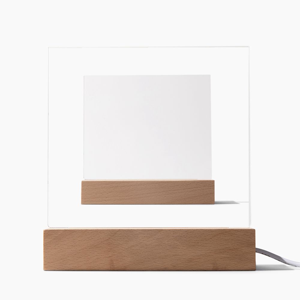 Acrylic Square Plaque Template