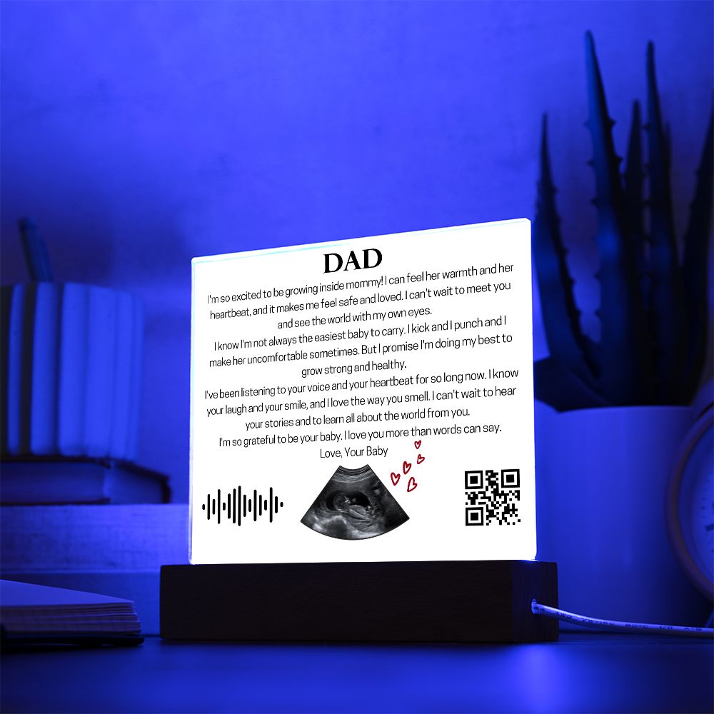 24 Acrylic Square Plaque Template