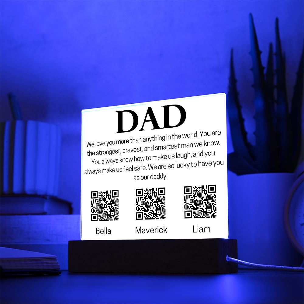 21 Acrylic Square Plaque Template