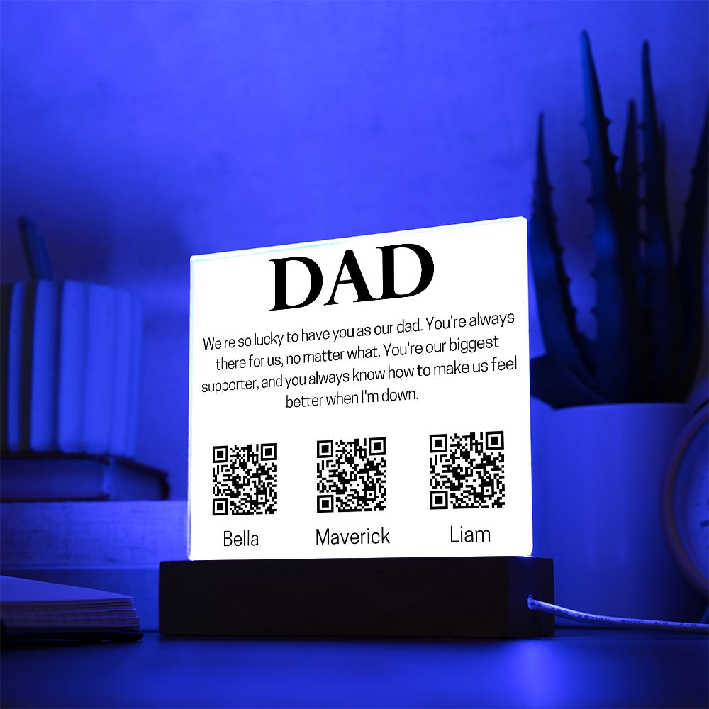 22 Acrylic Square Plaque Template