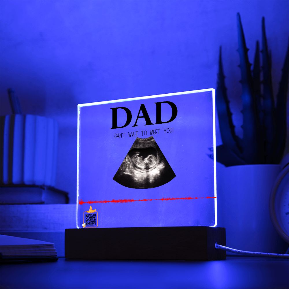 First Time Dad Gift from Bump: Hear the Baby's Heartbeat with Our Sound Recording Plaque