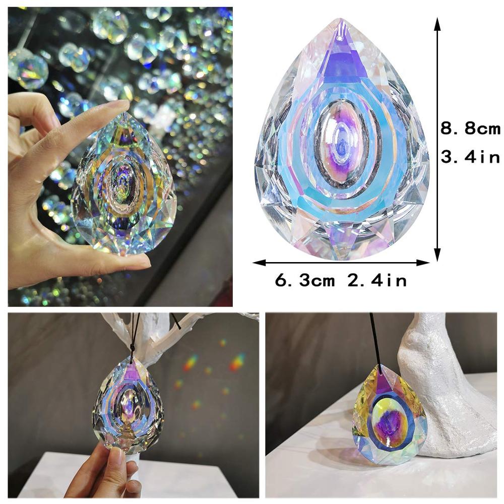 Hanging Crystal Prism Suncatcher - dilibeads