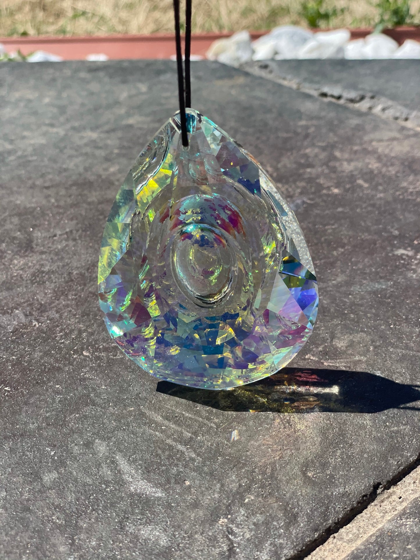 Hanging Crystal Prism Suncatcher - dilibeads