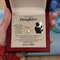 To My Beautiful Daughter - Whenever You Feel Overwhelmed - Forever Love Necklace Gift From Dad Jewelry - dilibeads