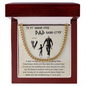 Cuban Chain step dad gift, Thoughtful father's day gift, Cuban link chain step dad fathers day gift, fathers day gifts Jewelry - dilibeads