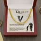 Cuban link chain step dad fathers day gift, Cuban Chain step dad gift, fathers day gifts, thoughtful father's day gift for funny step dad Jewelry - dilibeads