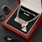 thoughtful father's day gift from angle baby, fathers day gifts, Cuban link chain, Grieving Friend Fathers Day Gift with Infant or child loss Jewelry - dilibeads