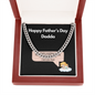 thoughtful father's day gift from angle baby, fathers day gifts, Cuban link chain, Grieving Friend Fathers Day Gift with Infant or child loss Jewelry - dilibeads