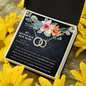 Mother of Groom gift from Bride, thank you for raising the man of my dreams, Mother in Law necklace gift, Interlocking Circles, Sentimental Mother In Law Wedding Gift From Bride Jewelry - dilibeads
