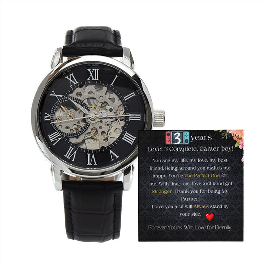 The Openworks Leather Anniversary Watch: A Symbol of Your Love