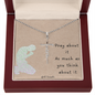 Pray About It - Faith Cross Necklace Jewelry - dilibeads