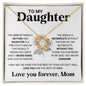 To My Daughter - The Love Between A Mother And Daughter Jewelry - dilibeads