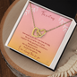 Interlocking Hearts Necklace Gift For Her Jewelry - dilibeads