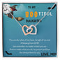 To My Daughter-Interlocking Hearts Necklace Gift Jewelry - dilibeads