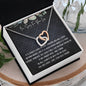 Interlocking Hearts Necklace Gift For Her Jewelry - dilibeads