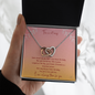Interlocking Hearts Necklace Gift For Her Jewelry - dilibeads