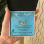 To My Daughter-Interlocking Hearts Necklace Gift Jewelry - dilibeads