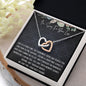 Interlocking Hearts Necklace Gift For Her Jewelry - dilibeads