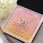 Interlocking Hearts Necklace Gift For Her Jewelry - dilibeads