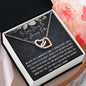 Interlocking Hearts Necklace Gift For Her Jewelry - dilibeads
