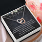 Interlocking Hearts Necklace Gift For Her Jewelry - dilibeads