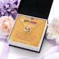 To My Daughter-Interlocking Hearts Necklace Gift Jewelry - dilibeads