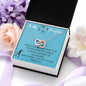 To My Daughter-Interlocking Hearts Necklace Gift Jewelry - dilibeads