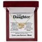 To My Daughter - The Love Between A Mother And Daughter Jewelry - dilibeads