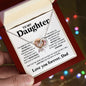 To My Daughter - The Love Between A Father And Daughter Jewelry - dilibeads