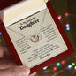 To My Beautiful Daughter - Someday When The Pages - Interlocking Hearts Necklace Jewelry - dilibeads