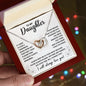 To My Daughter - If There Is Ever A Tomorrow - Interlocking Hearts Necklace Jewelry - dilibeads
