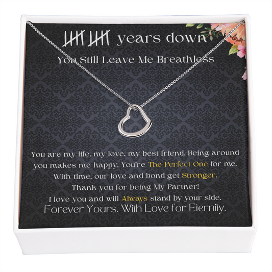 Delicate Heart Necklace Gift For Her Jewelry - dilibeads