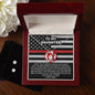 To My Daughter - Forever Love Necklace Gift From Firefighter Dad Jewelry - dilibeads