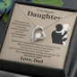To My Beautiful Daughter - Whenever You Feel Overwhelmed - Forever Love Necklace Gift From Dad Jewelry - dilibeads