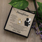 To My Beautiful Daughter - Whenever You Feel Overwhelmed - Forever Love Necklace Gift From Dad Jewelry - dilibeads