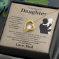 To My Beautiful Daughter - Whenever You Feel Overwhelmed - Forever Love Necklace Gift From Dad Jewelry - dilibeads