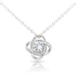 ANNIVERSARY GIFT FOR A STUNNING WIFE - LOVE KNOT NECKLACE Jewelry - dilibeads