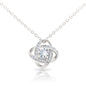 Love Knot Zirconia Stone Necklace Best Anniversary Gift For Wife Jewelry - dilibeads