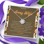 The perfect anniversary gift for an army wife, to my army wife love letter, anniversary gift for wife, army Wife Quotes for Encouragement, army wife gifts, wish you were here Jewelry - dilibeads
