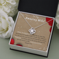 Love Knot Zirconia Stone Necklace Best Anniversary Gift For Wife Jewelry - dilibeads