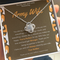 The perfect anniversary gift for an army wife, to my army wife love letter, anniversary gift for wife, army Wife Quotes for Encouragement, army wife gifts, wish you were here Jewelry - dilibeads