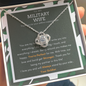 Greeting card and necklace for stunning army wife, army card, deployment card, missing you, i miss you card, military card, army greeting card, soldier card, army military card, i miss my soldier, marine miss you, army miss you Jewelry - dilibeads