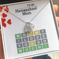 wordle birthday card | Wordle Card | Homeschool mom gifts | Homeschool mom necklace | Wordle Gift for your mom | Gift for mom birthday Jewelry - dilibeads