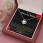 Love Knot Zirconia Stone Necklace Anniversary Gift For 7 Years Jewelry - dilibeads