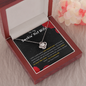 Love Knot Zirconia Stone Necklace Anniversary Gift For 50 Years Jewelry - dilibeads