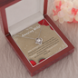 Love Knot Zirconia Stone Necklace Best Anniversary Gift For Wife Jewelry - dilibeads