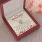 Love Knot Zirconia Stone Necklace Anniversary 3 Years Gift Jewelry - dilibeads