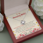 Love Knot Zirconia Stone Necklace Anniversary 3 Years Gift Jewelry - dilibeads