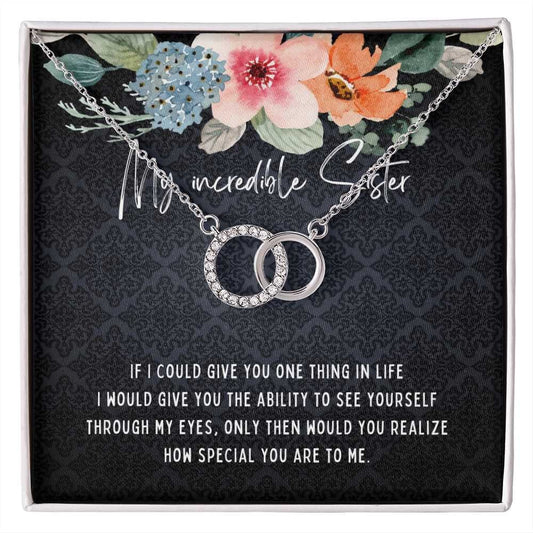 Sister gift from sister, gifts for sister in law, sister christmas gift, sister jewelry, sister wedding gifts, big sister gift, sister gifts