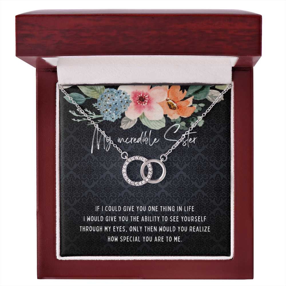 Sister gift from sister, gifts for sister in law, sister christmas gift, sister jewelry, sister wedding gifts, big sister gift, sister gifts